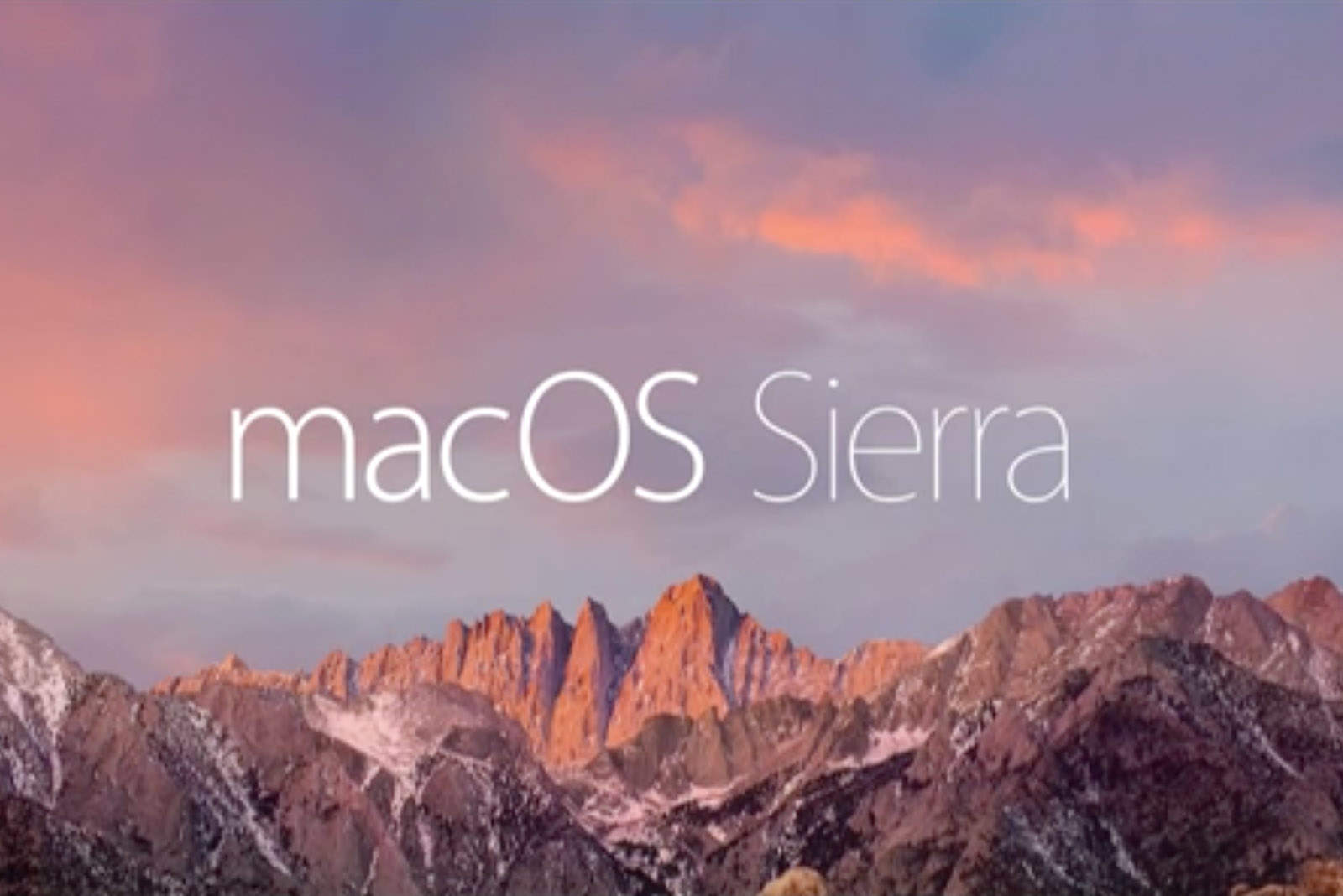 Apple WWDC 16 macOS Sierra