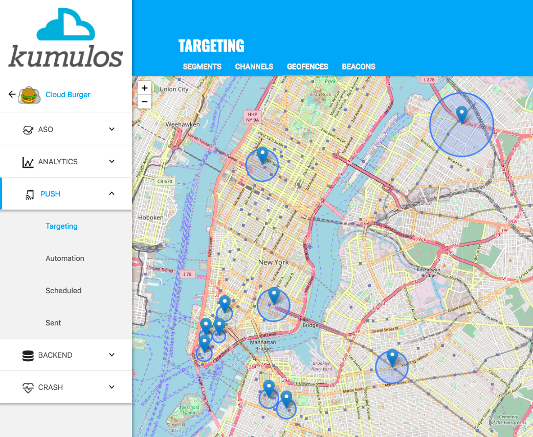 Geofencing and Beacons - Geofences