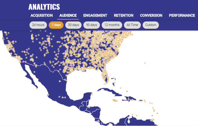 Kumulos App User Locations Example
