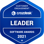 crozdesk customer engagement badge