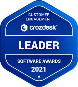 crozdesk customer engagement badge