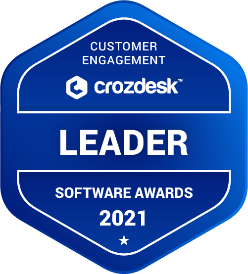 crozdesk customer engagement badge